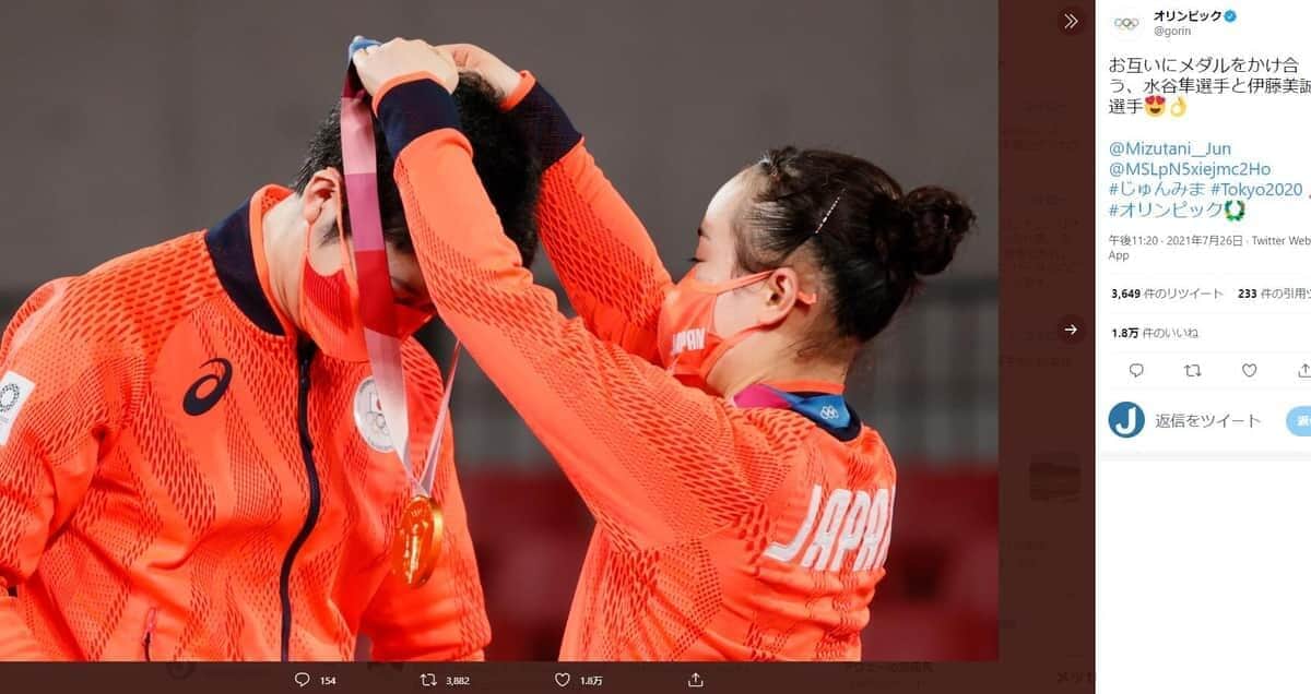 オリンピック（＠gorin）ツイッターより