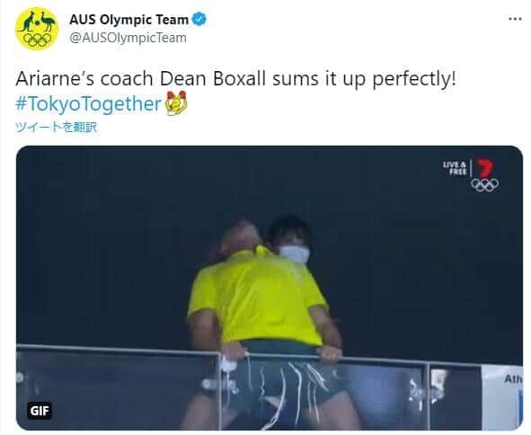 長髪を振り乱し絶叫...　ライバルに競り勝ち金メダル、五輪豪競泳コーチの「歓喜爆発」ぶりが話題