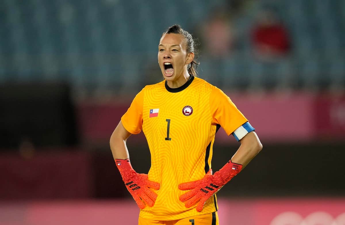 サッカー女子・チリ代表GKのクリスティアネ・エンドレル（写真：AP/アフロ）