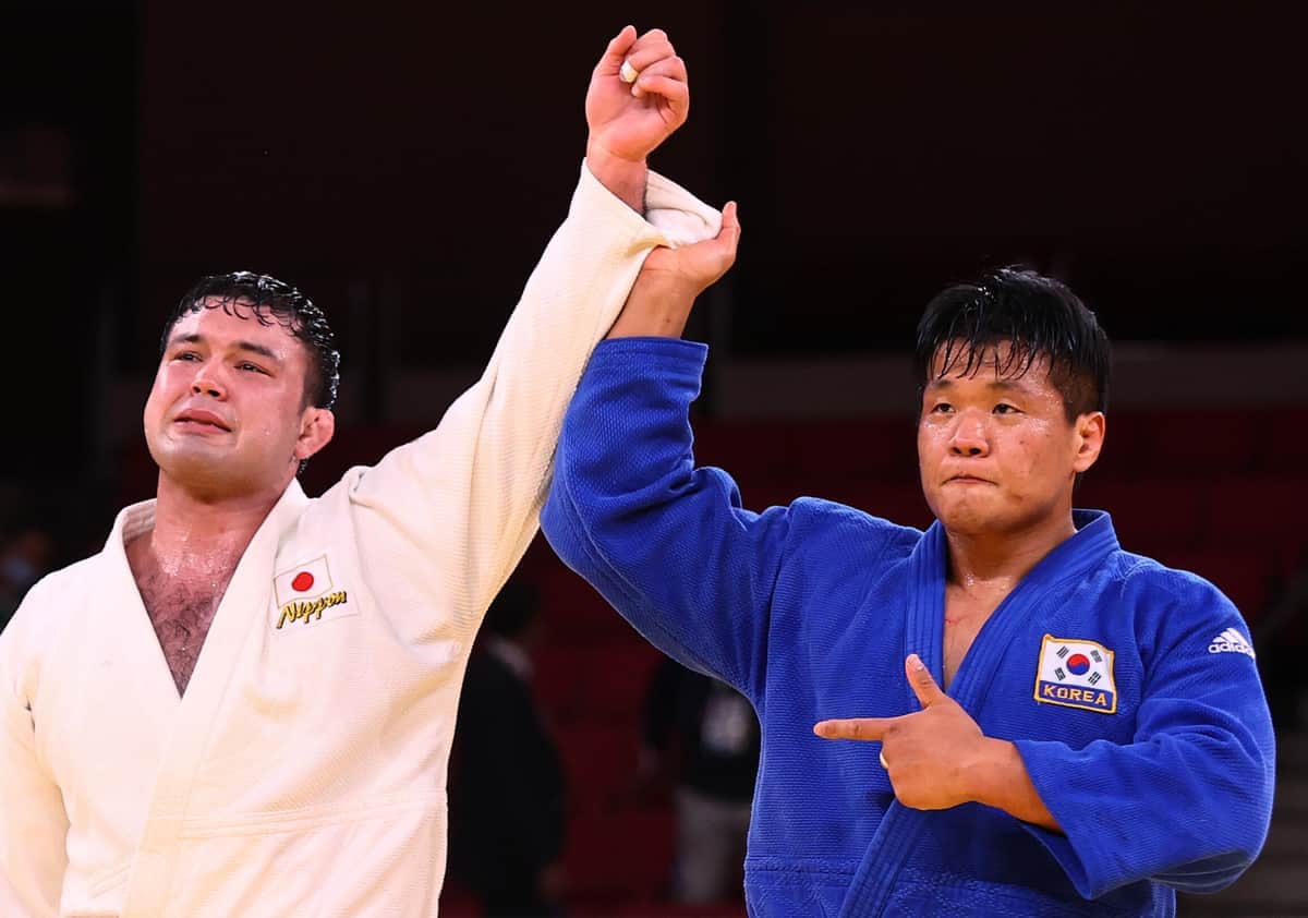 左からウルフ選手、チョ選手（写真：ロイター/アフロ）