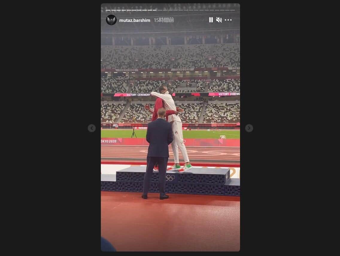 バルシム選手のインスタグラム（＠mutaz.barshim）より