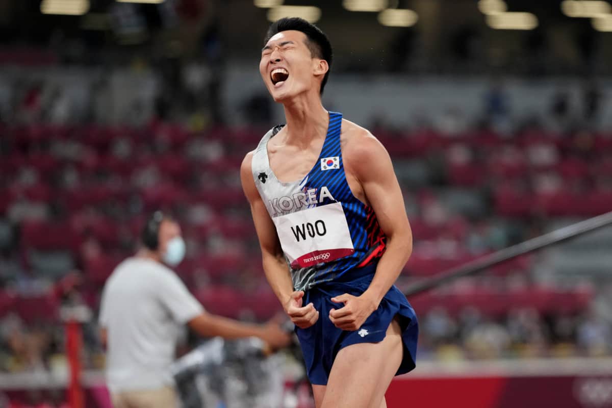 韓国走り高跳び代表・禹相赫（写真：AP/アフロ）