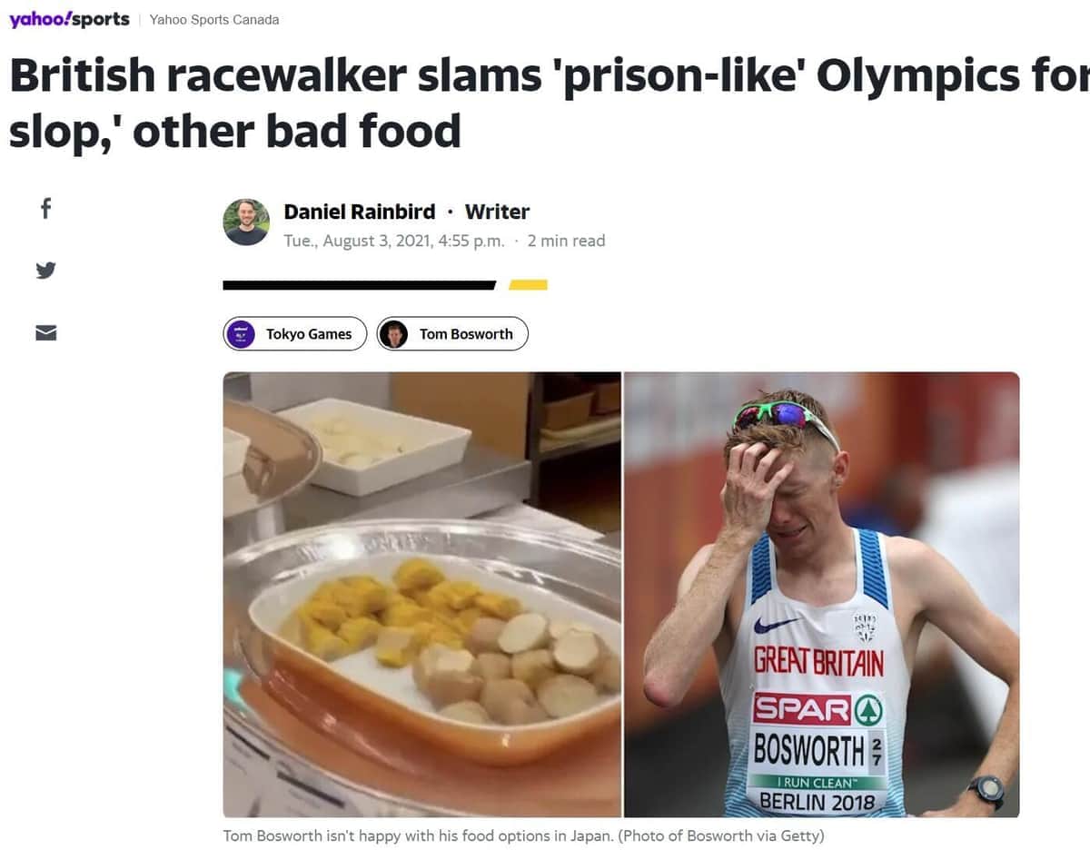 ボスワース選手の投稿。現在は削除（米yahoo!sportsより）