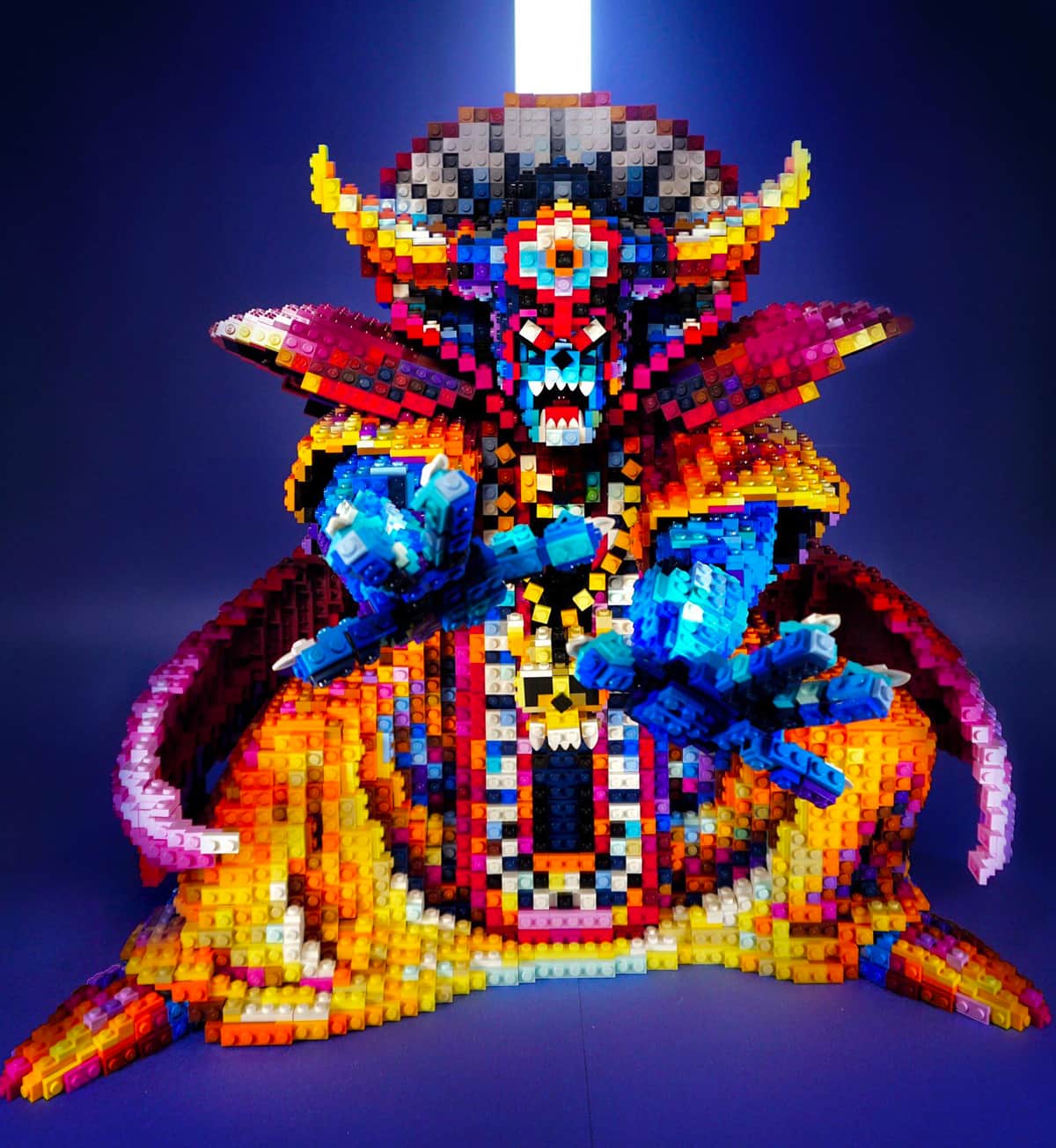 ドラクエ「ゾーマ」をレゴで再現、1万超パーツ使用！　SNSで大反響...制作者が明かす苦労とこだわり