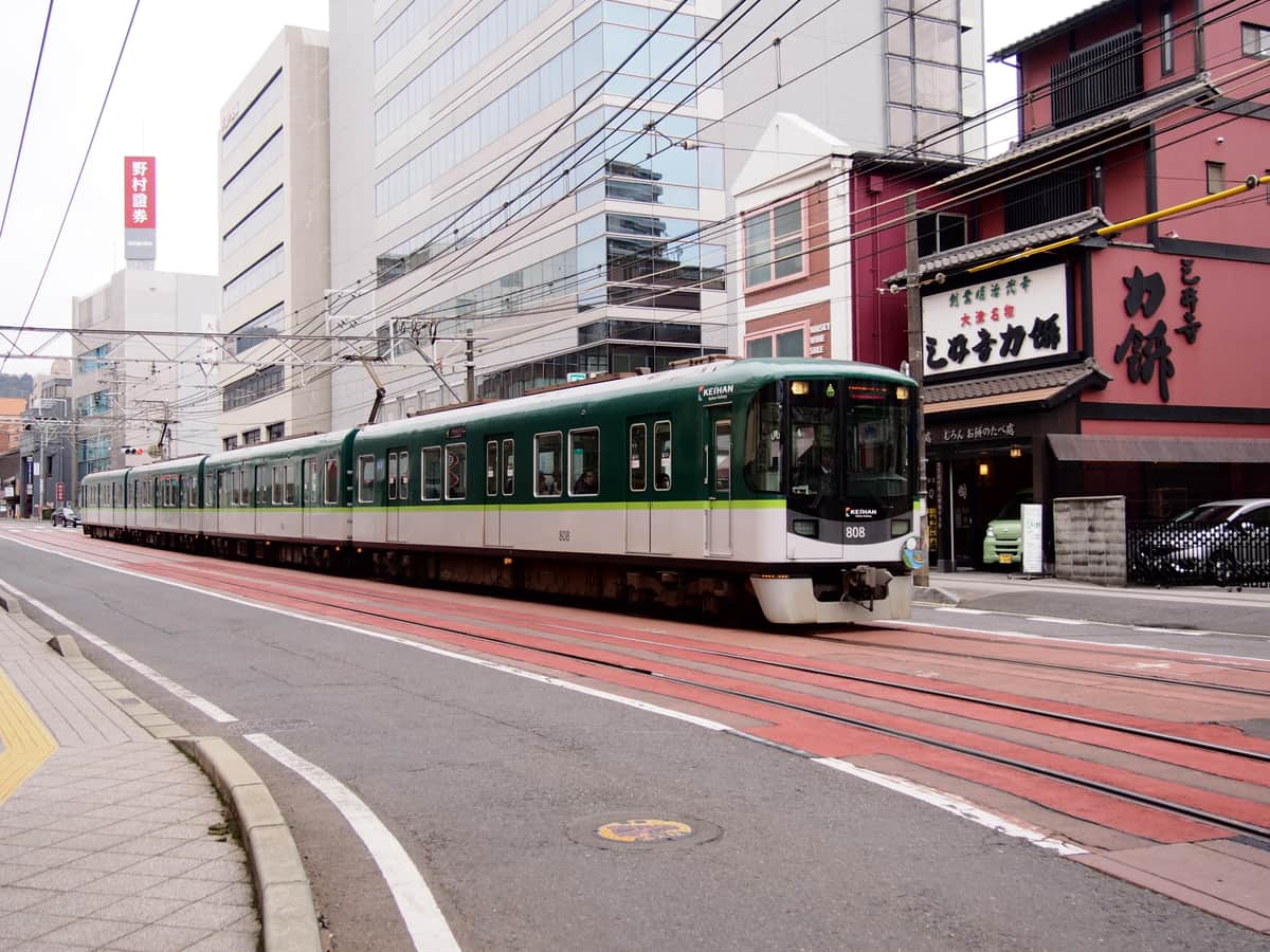 8月中旬に大雨による被害を受けた京阪京津線