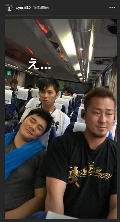 清水優心選手のインスタグラム、18年9月10日の投稿より