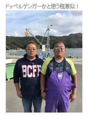 写真左が伊達みきおさん、同右が坂下隆さん（伊達みきおさんのブログから）