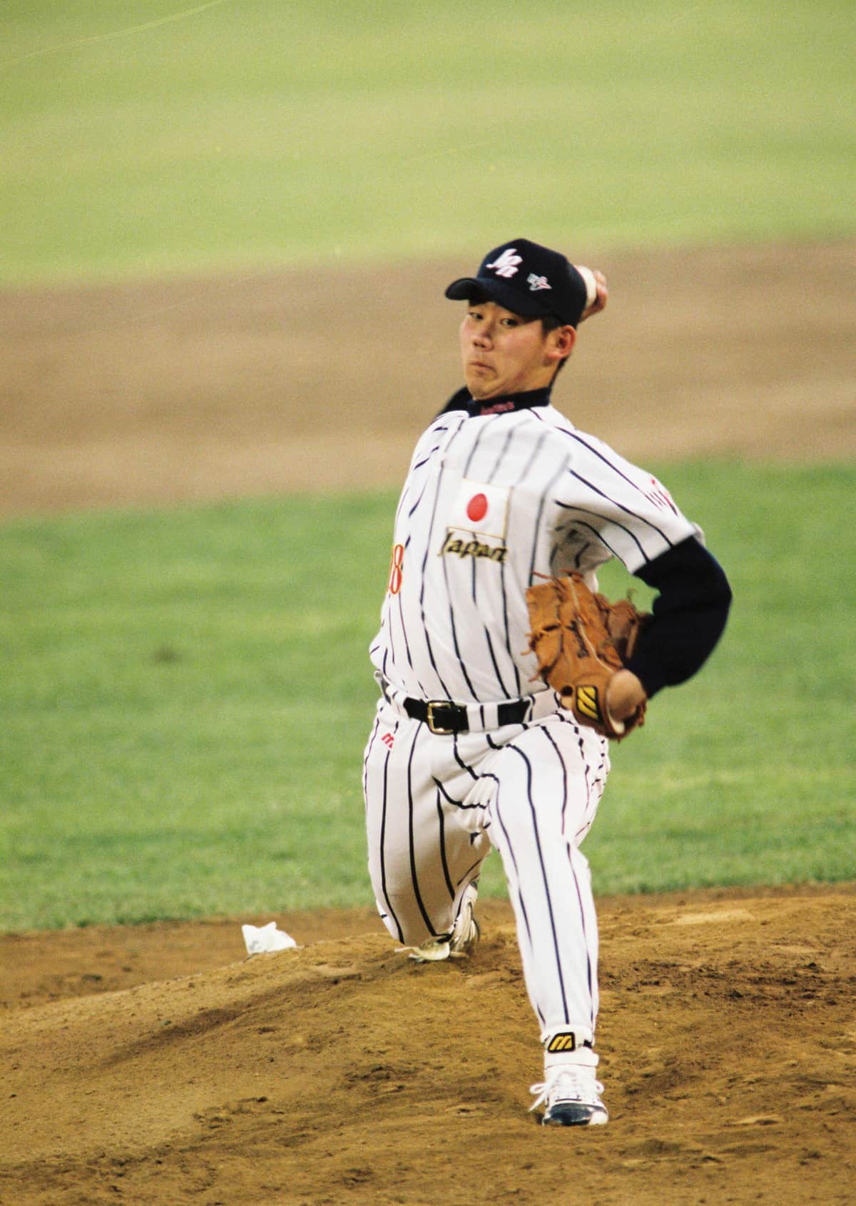 ルーキー時代の松坂投手（写真：築田純/アフロスポーツ）