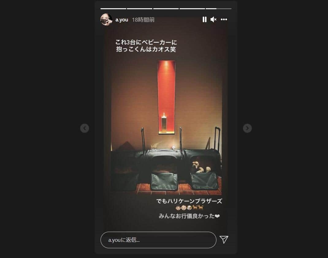 浜崎あゆみさんのインスタグラム（@a.you）より