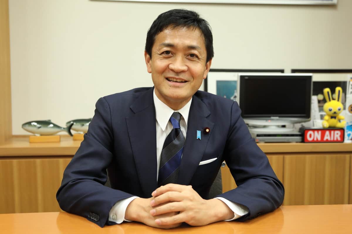 J-CASTニュースの取材に応じる国民民主党の玉木雄一郎代表