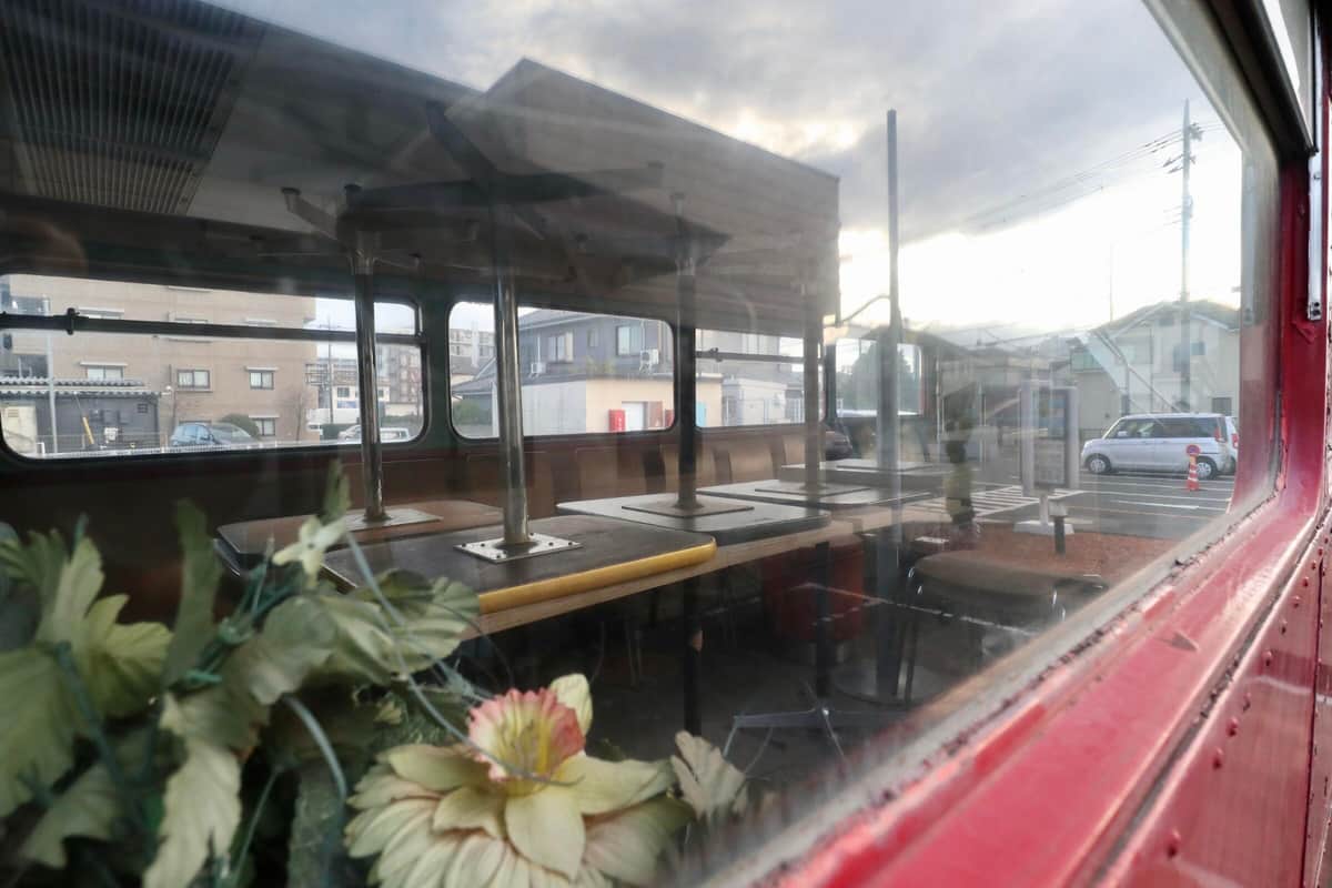 現在は入れない車内のようす