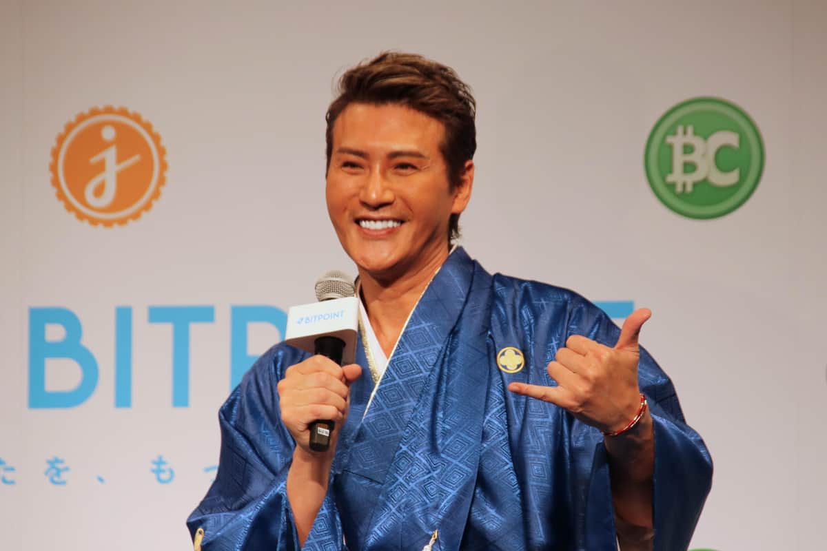 「BITPOINT BIGBOSS 就任発表記者会見」（2021年12月21日撮影）