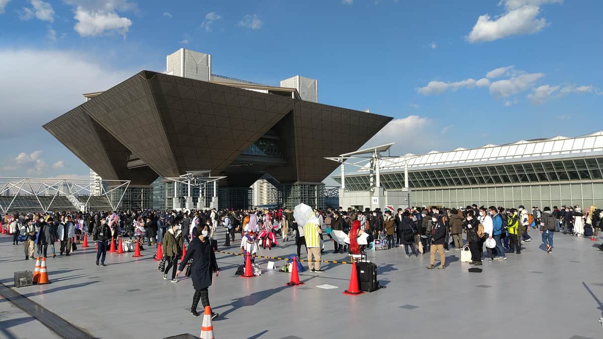 屋上のコスプレエリア（画像：コミックマーケット準備会提供）