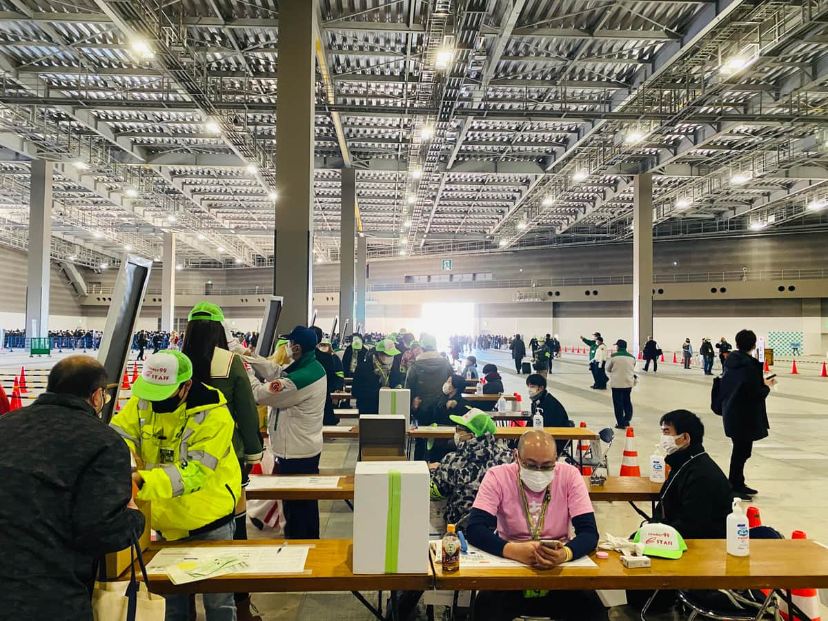 当日の感染症対策（画像：コミックマーケット準備会提供）