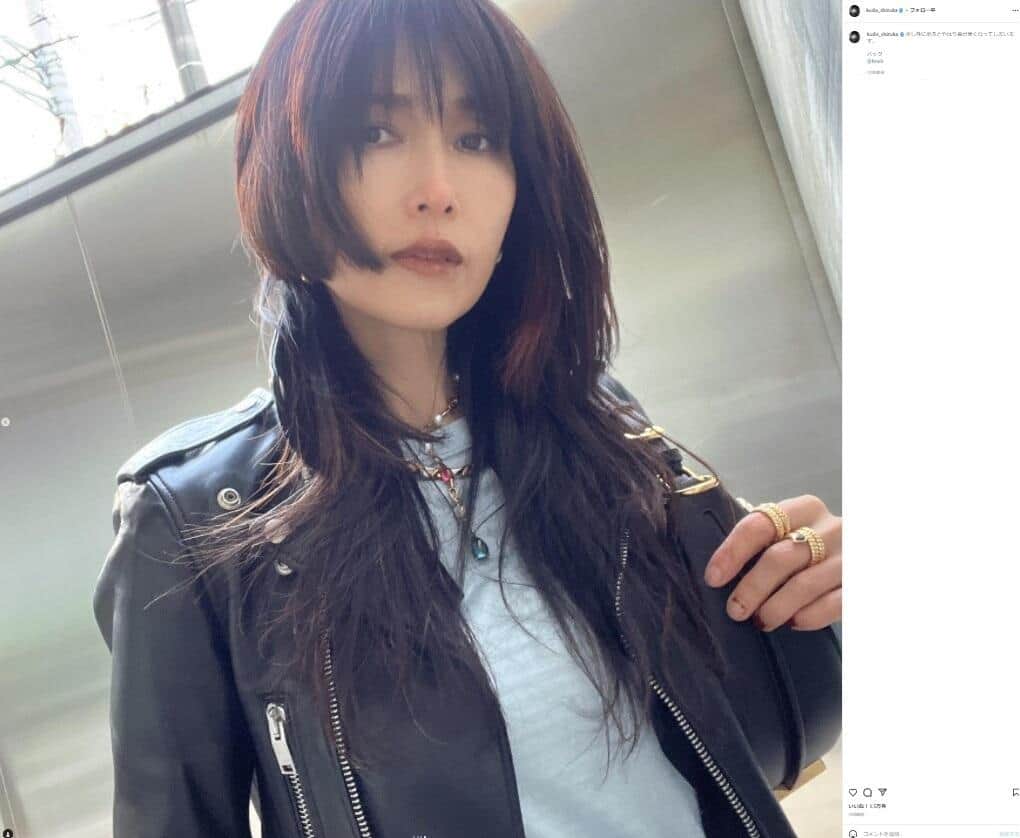 工藤静香さんのインスタグラム（＠kudo_shizuka）より