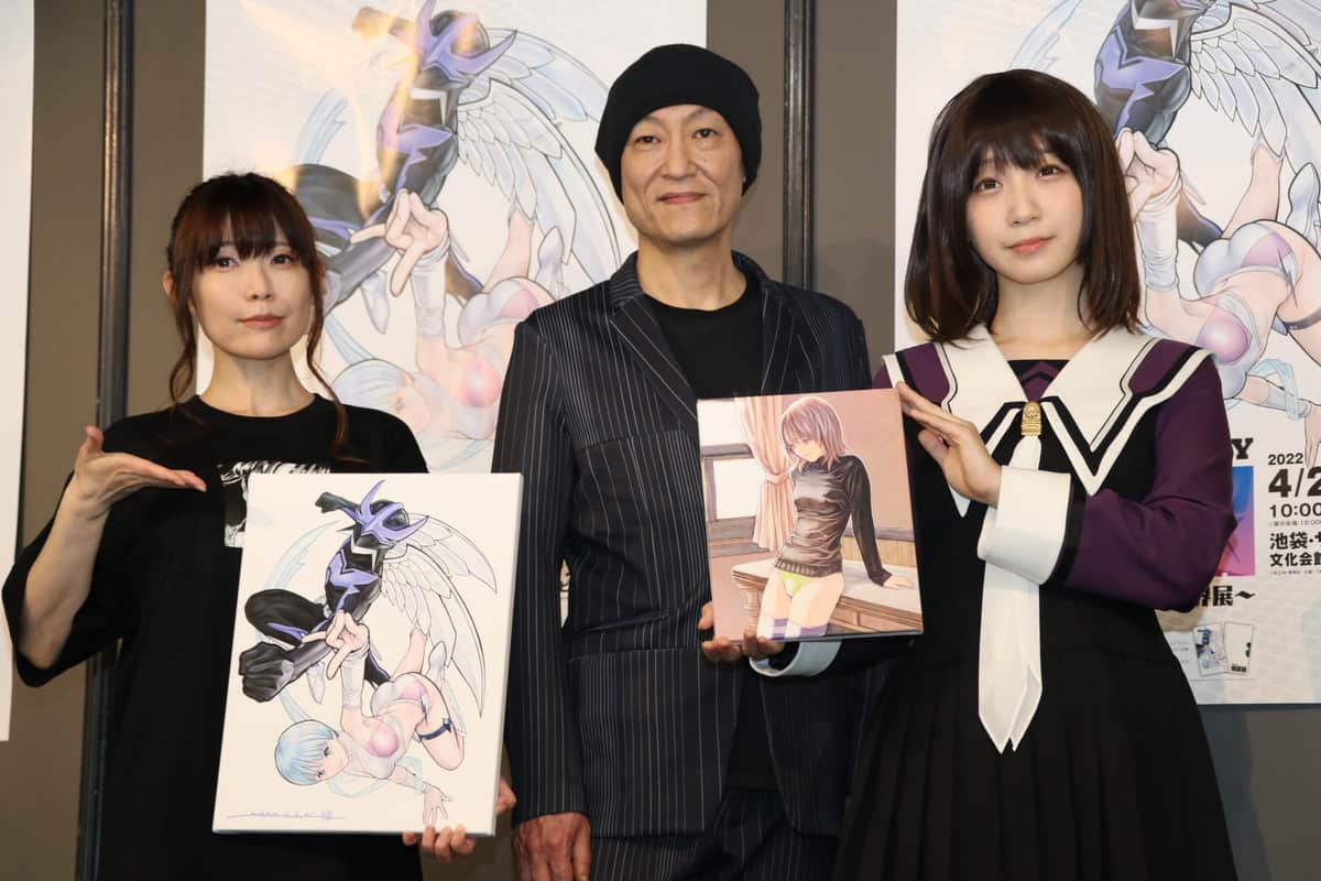 左からよきゅーんさん・桂正和さん・伊織もえさん