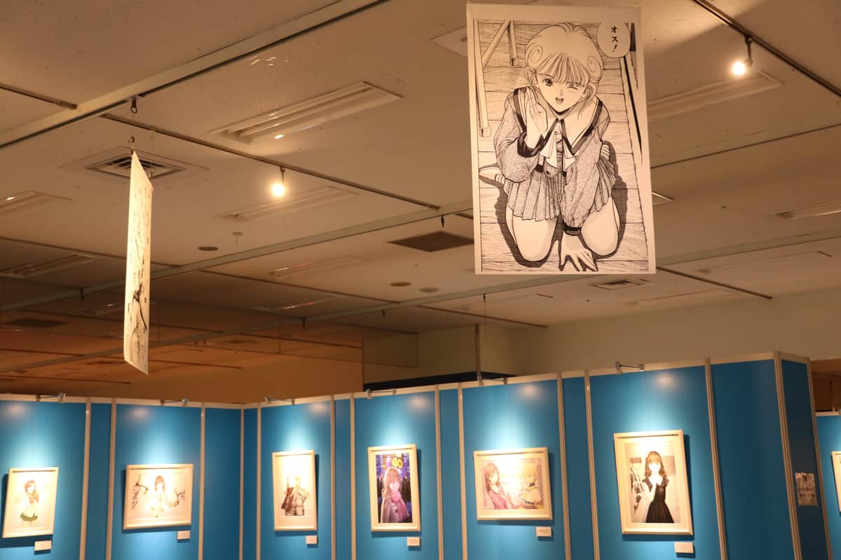 桂正和さんの代表的な作品とイラストが集結した「40th Anniversasy 桂正和　～キャラクターデザインの世界展～」