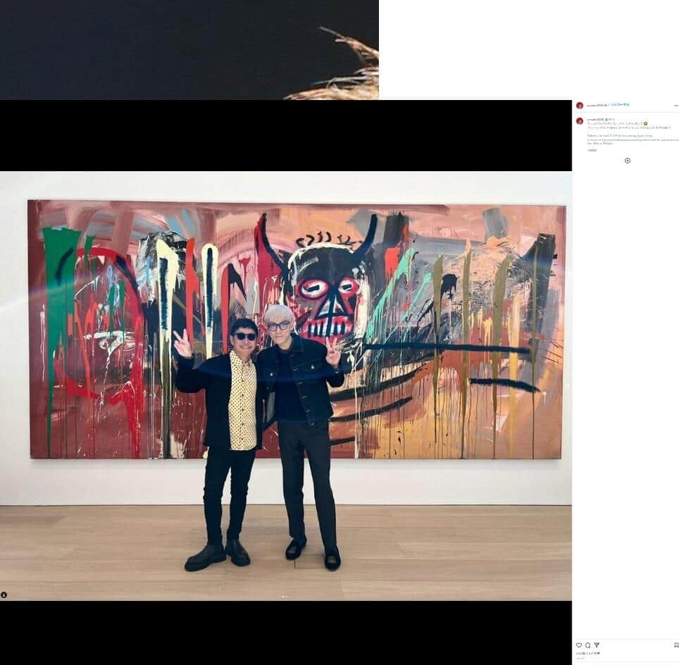 前沢氏のインスタグラムより