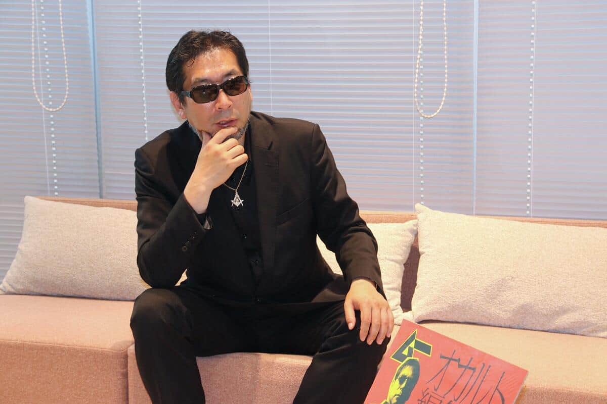 インタビューに応じる月刊「ムー」5代目編集長・三上丈晴氏（2022年5月撮影）