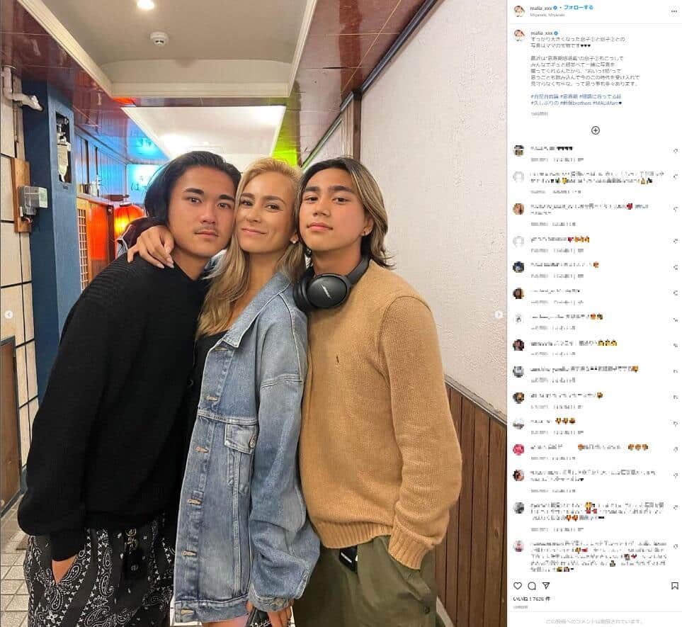 MALIA.さんのインスタグラム（malia_xxx）より