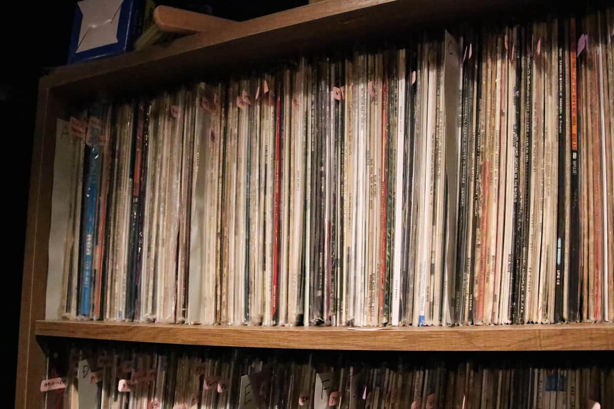 約1200枚のジャズレコード