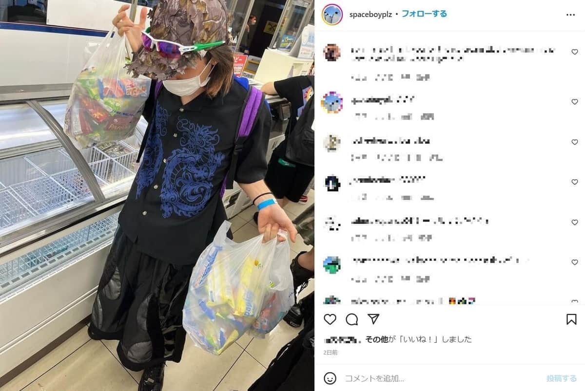 Space Boyさんのインスタグラムから