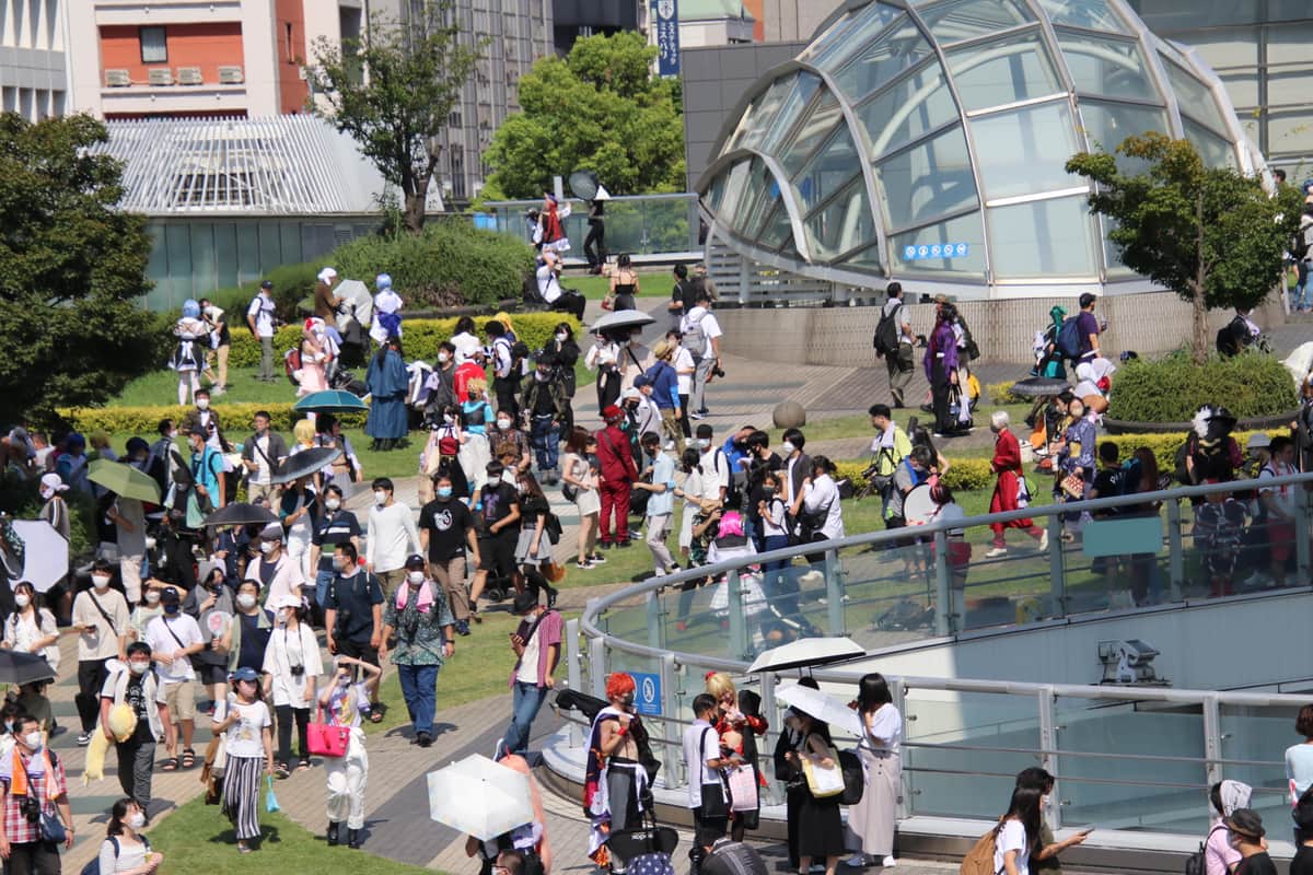 オアシス21周辺の様子