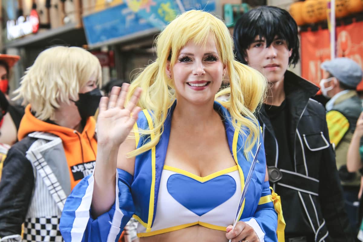 大須コスプレパレードに参加したコスプレイヤー