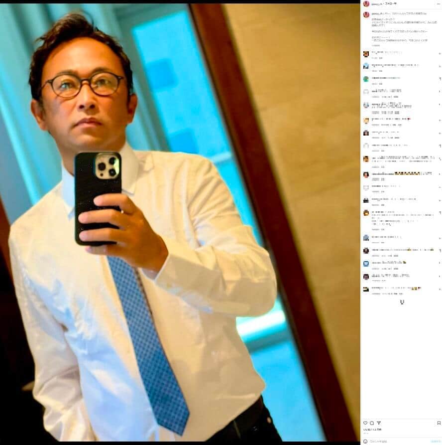 ガーシー氏「ザ・ファブル」漫画家からの似顔絵に大興奮　「顔怖い」「いかつ過ぎ」驚く声