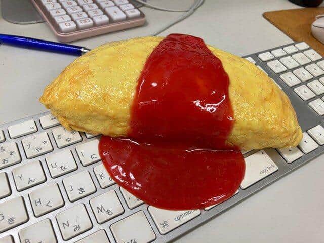 過去に話題になったオムライスの食品サンプル