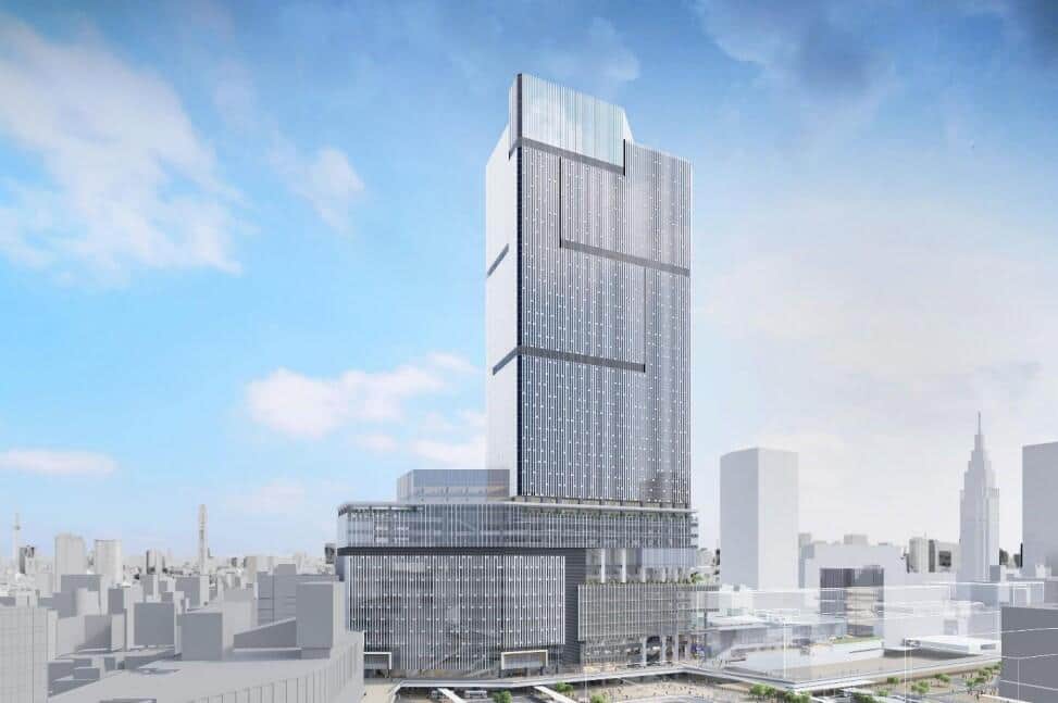 本館の建て替え後にできる地上48階建てのビル（小田急電鉄のニュースリリースより）