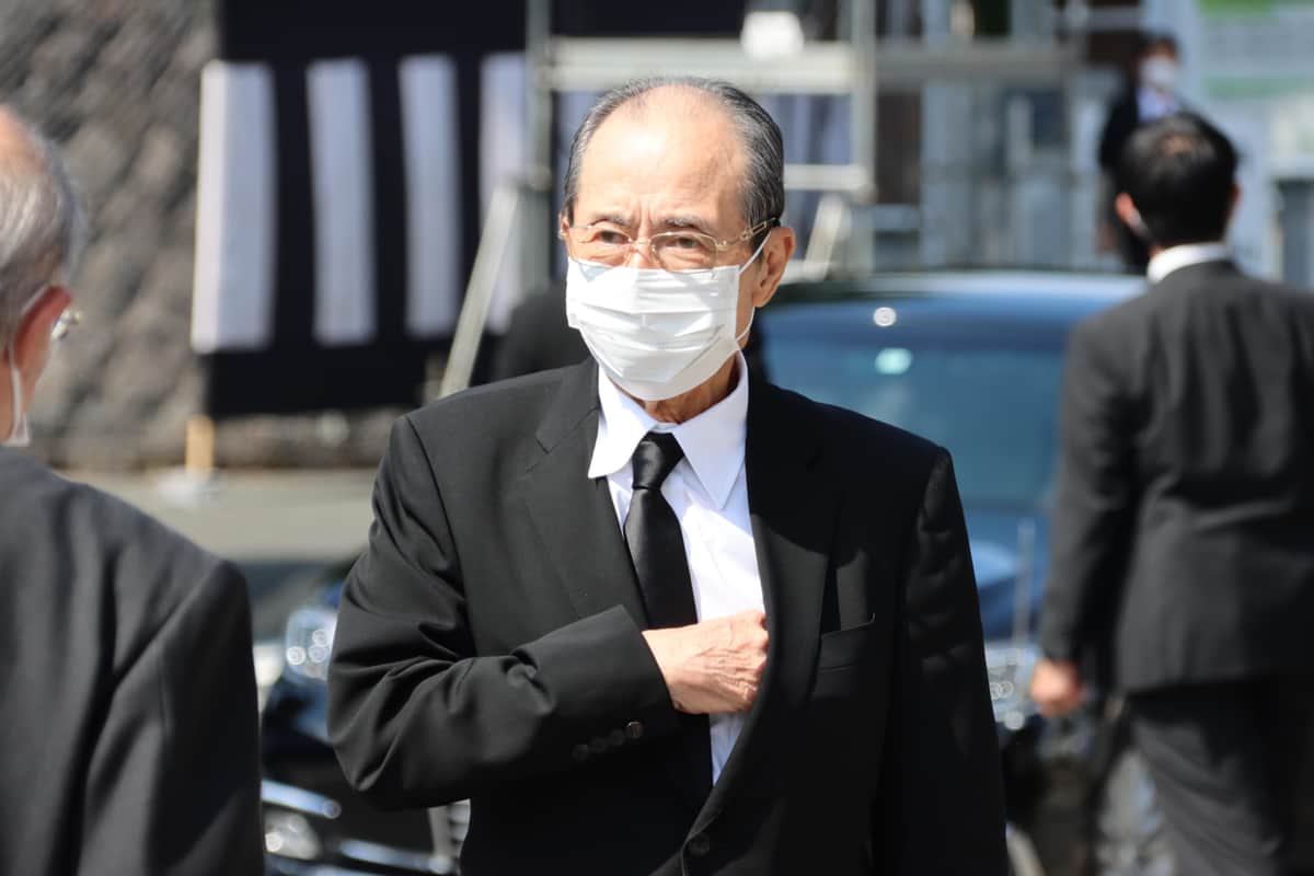 参列した王貞治さん