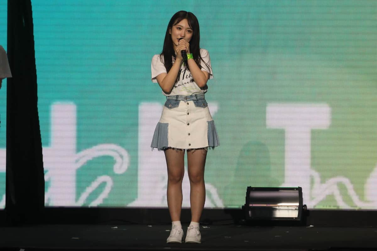 グループからの卒業を発表するHKT48の矢吹奈子さん