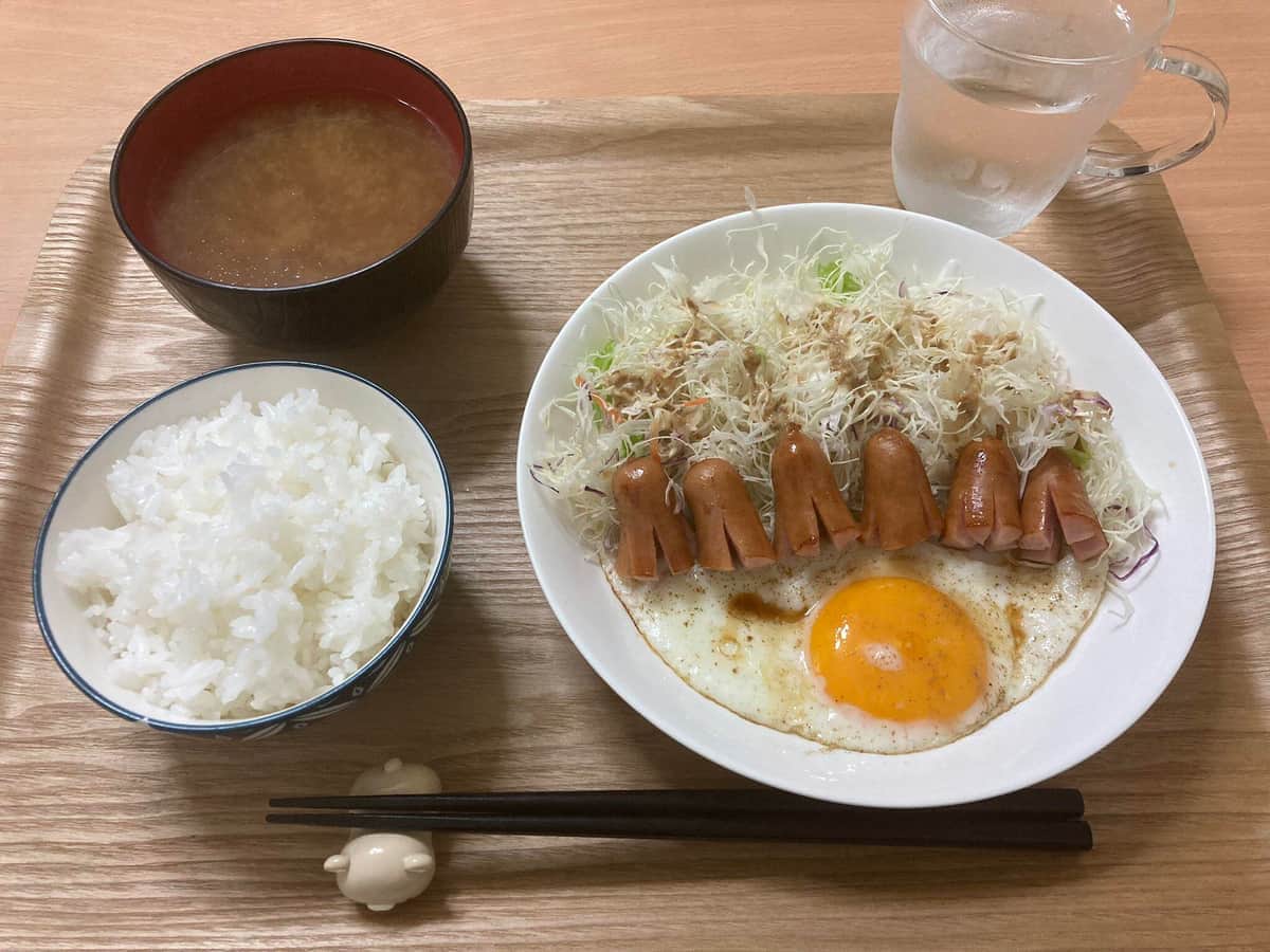 2021年10月17日のタコさん定食