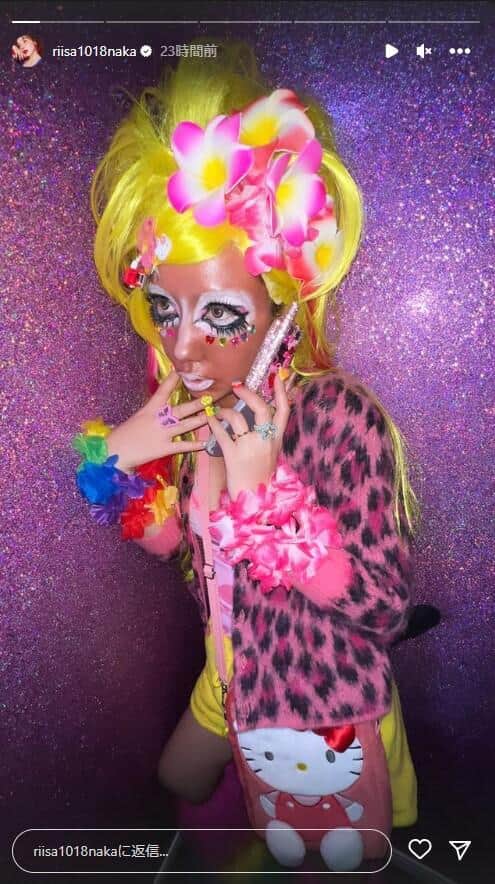 仲里依紗さんのインスタグラム（riisa1018naka）より