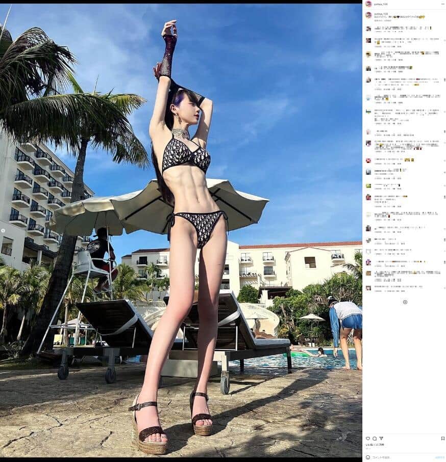 ゆりにゃさんのインスタグラム（yurinya_1128）より