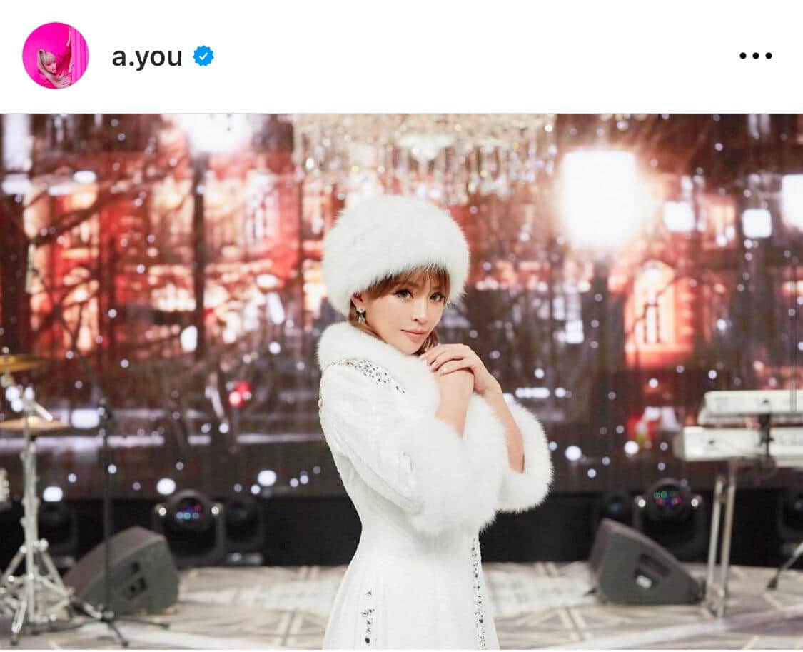 浜崎あゆみさんのインスタグラム（a.you）より