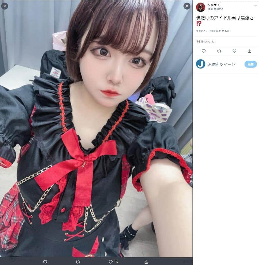りるさろめさんのツイッター（@lil_salome）11月14日投稿より
