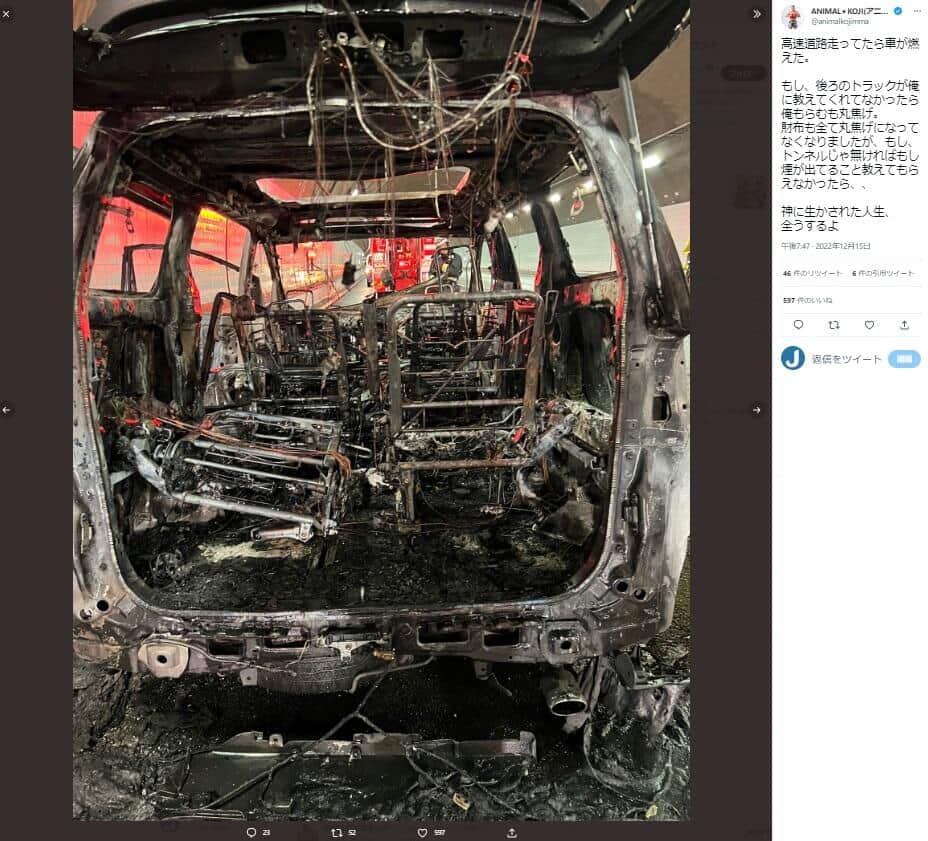 アニマルコウジさんのツイッター（animalkojimma）より