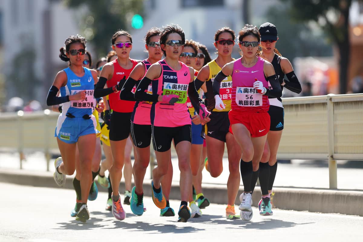 大阪国際女子マラソンでの「並走行為」が物議（写真：森田直樹/アフロスポーツ）