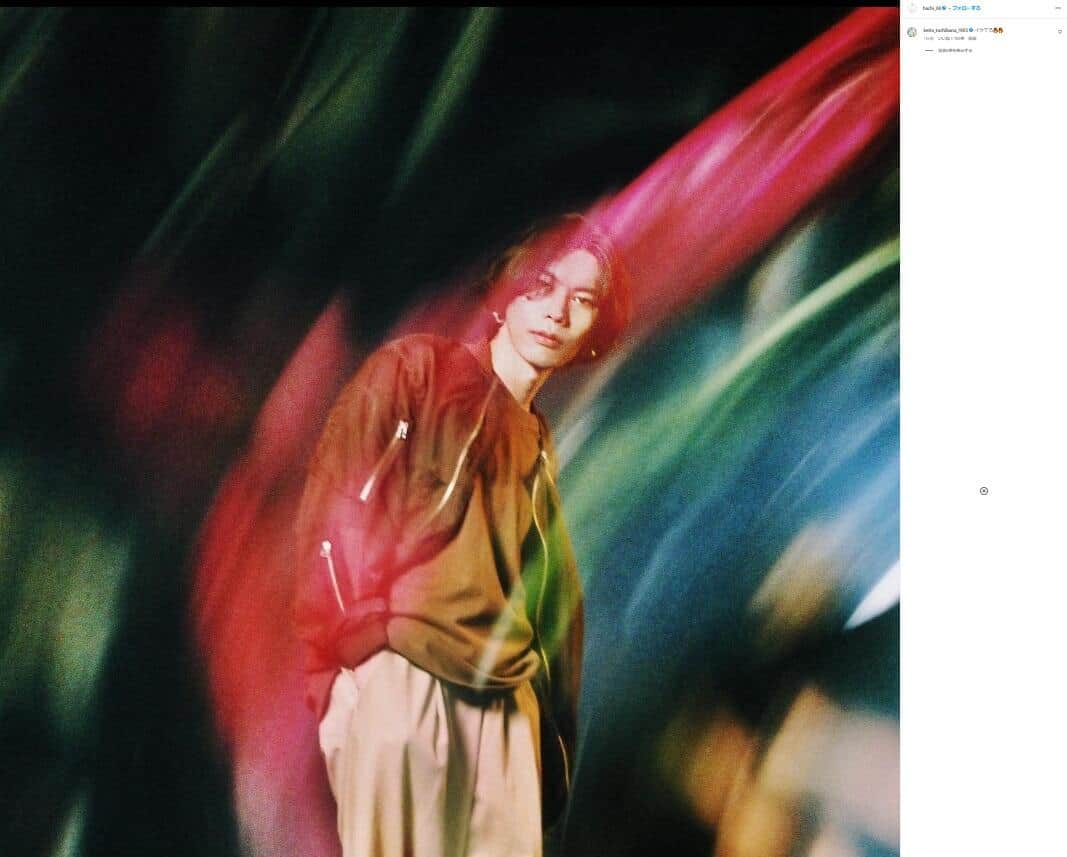 米津玄師さんのインスタグラム（hachi_08）より