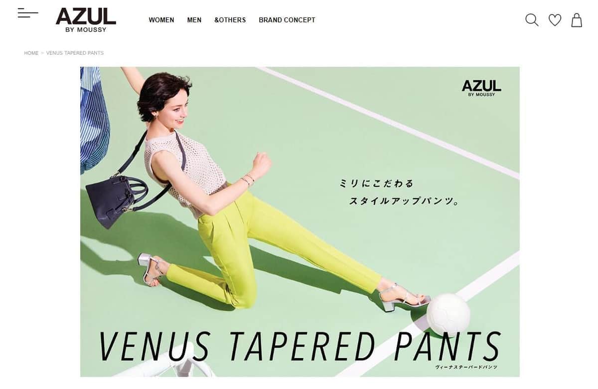 AZUL BY MOUSSYのポスター（公式サイトより）