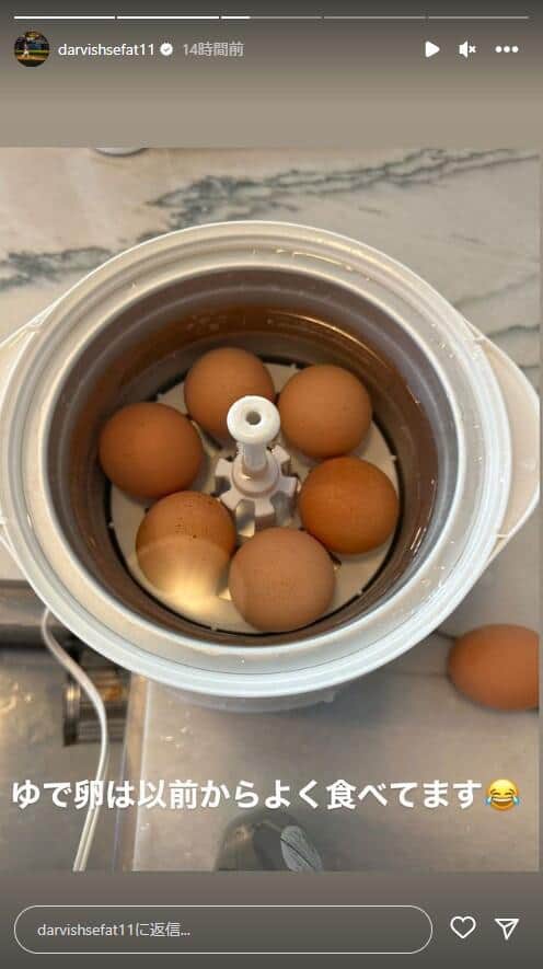 ダルビッシュ有投手のインスタグラム（darvishsefat11）より