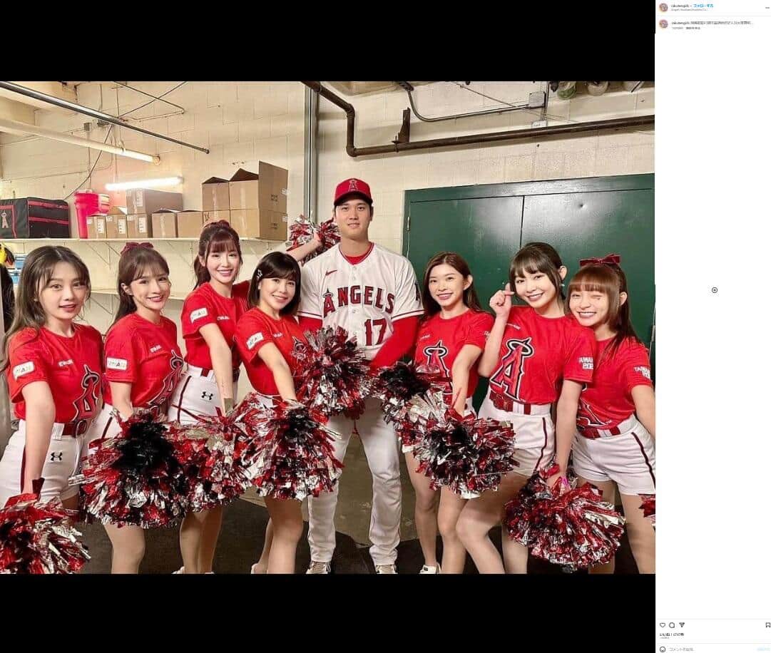 楽天ガールズのインスタグラム（rakutengirls）より