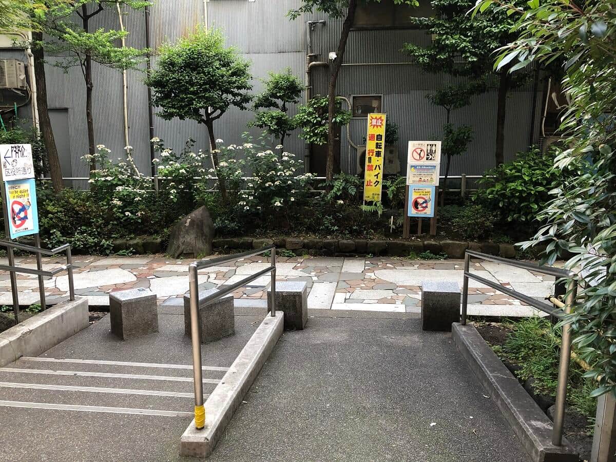 ブロックが移動した後のスロープ（2023年5月30日撮影）