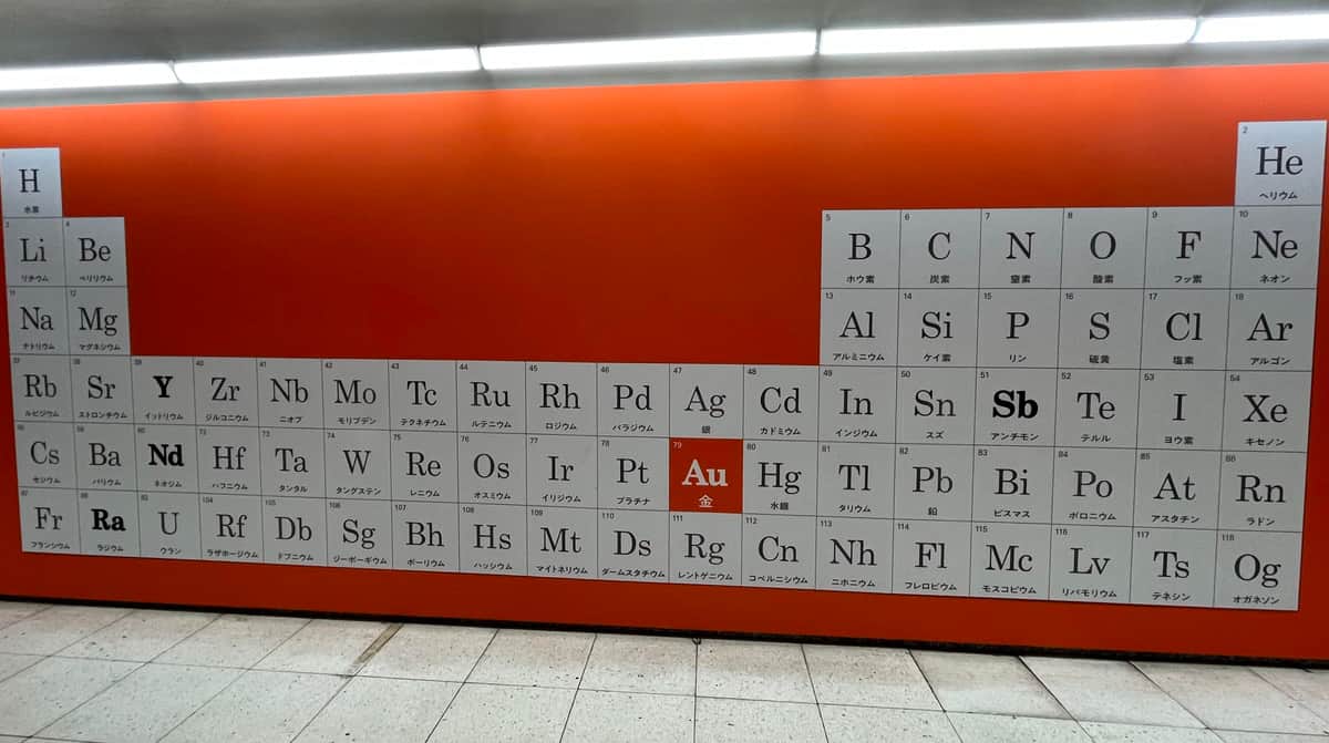 名古屋駅にあるau「マネ活プラン」の広告／あき嬢（@5johkia5）さん提供