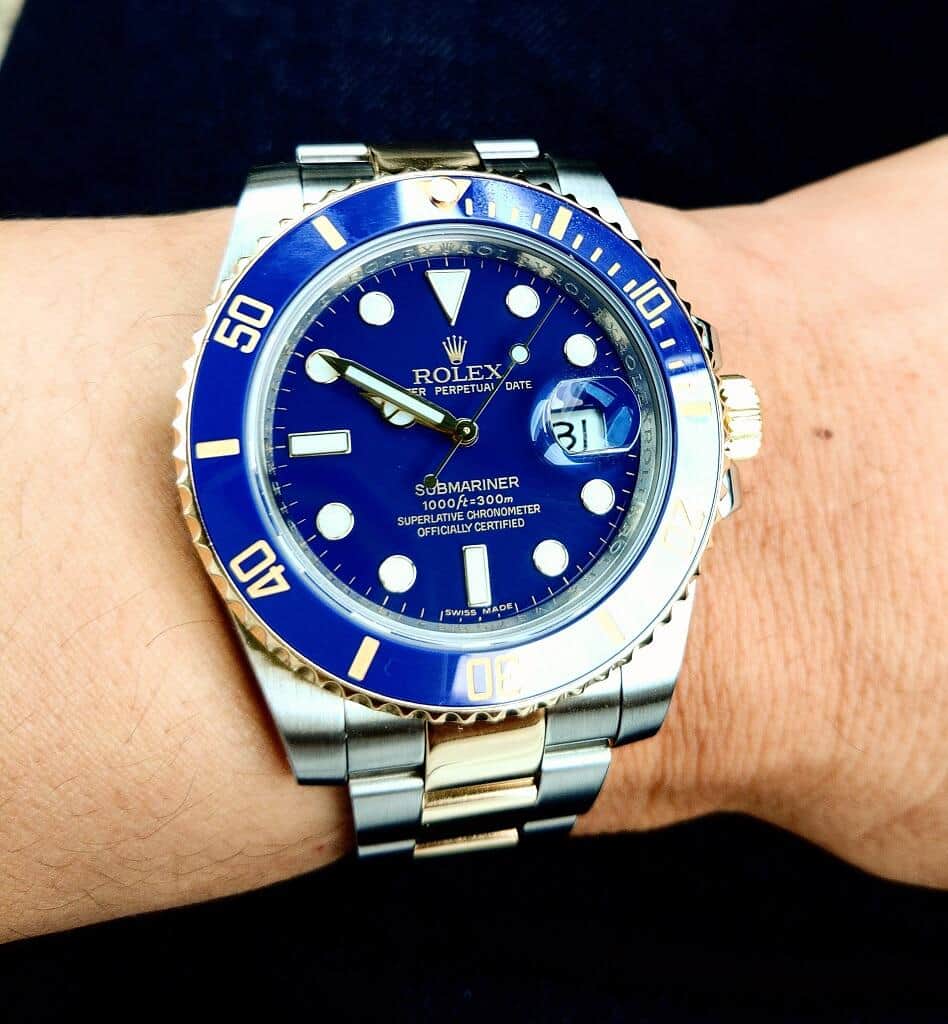 このロレックスもサービスに預けた（写真は、ちゅうでん＠Blue_Dial_Manさん提供）