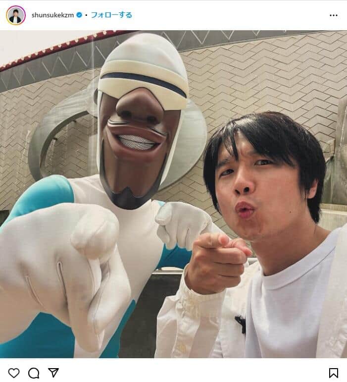 風間俊介さんのインスタグラム（＠shunsukekzm）より