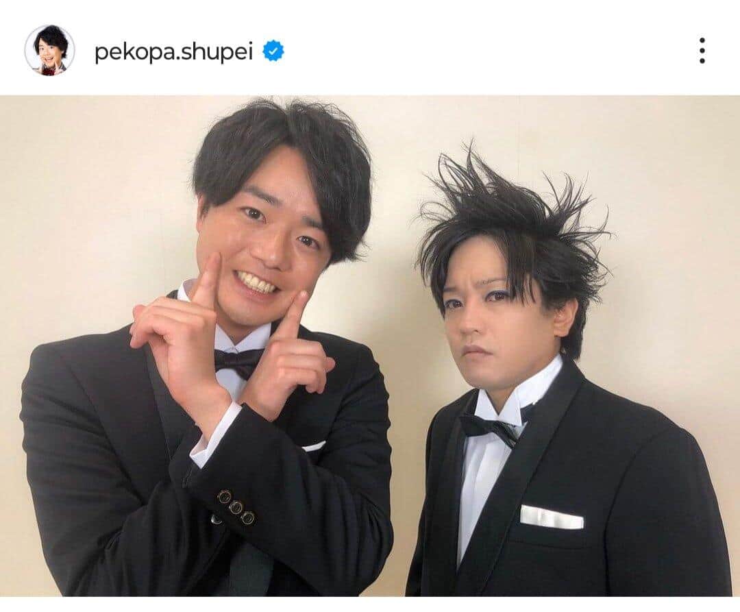 シュウペイさんのインスタグラム（＠pekopa.shupei）より
