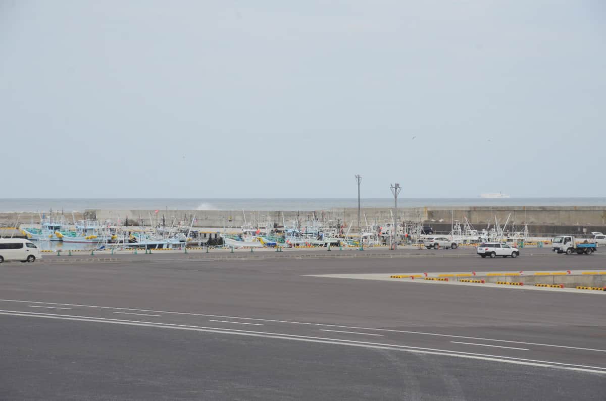 浪江町請戸の漁港近く。海沿いのこの地区も2017年3月31日に避難指示が解除された